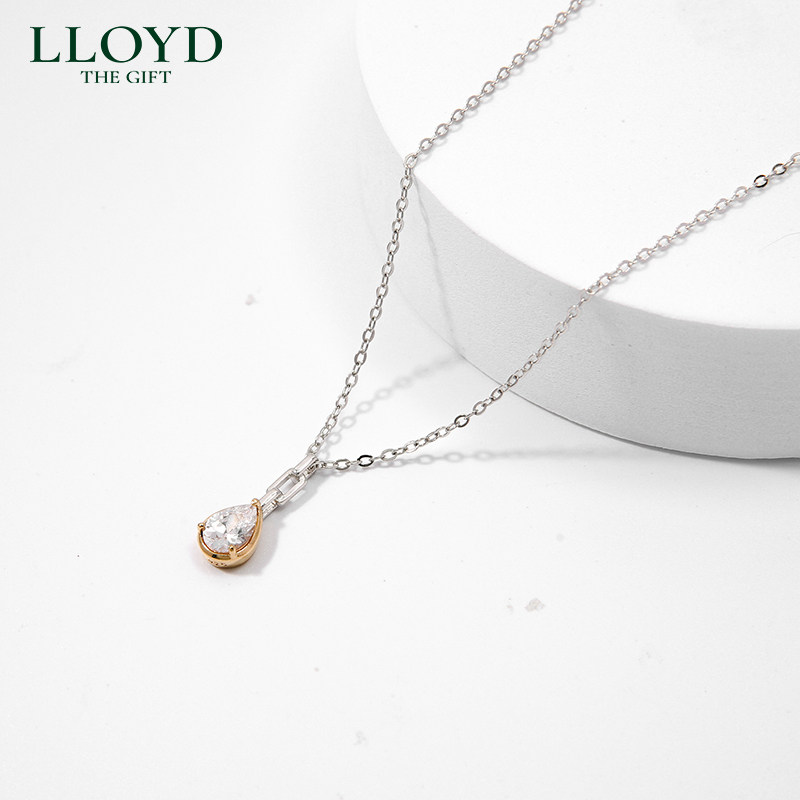 lloyd洛雅蒂正品女l-carat锁骨链 LLOYD海外项链