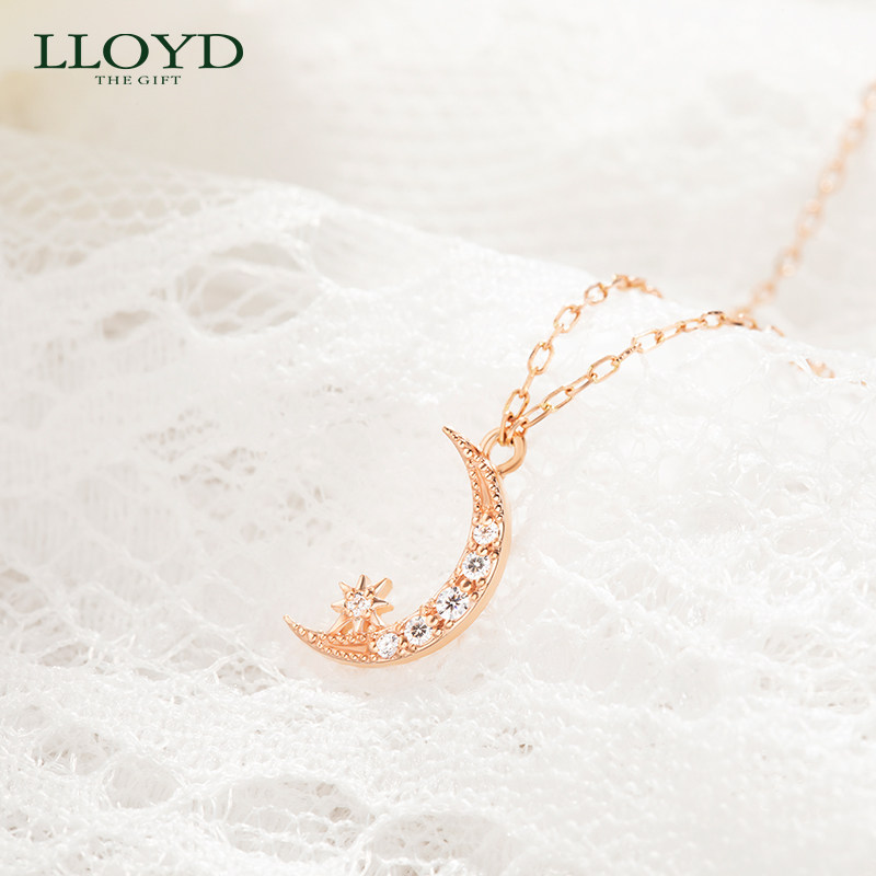 lloyd洛雅蒂正品项链女韩国10k LLOYD海外项链