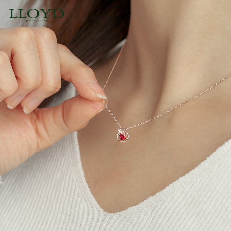 lloyd洛雅蒂正品女韩国小众锁骨链 LLOYD海外项链