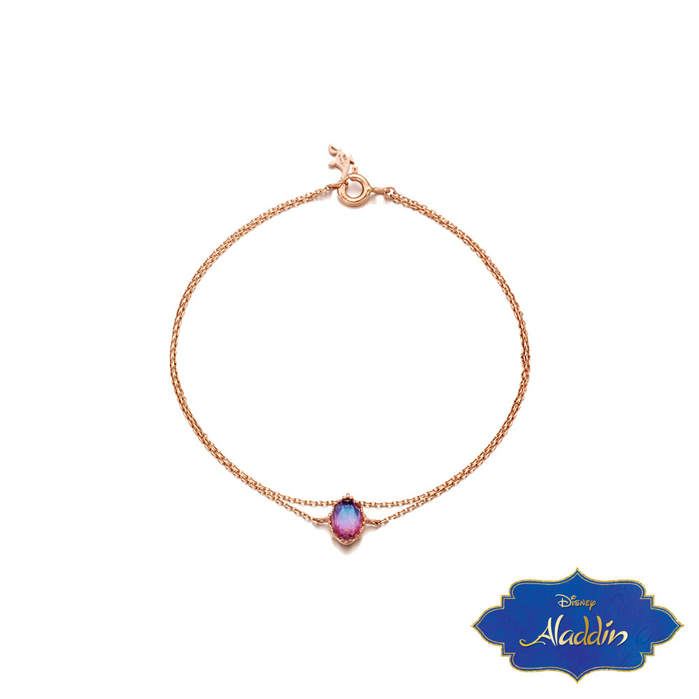 【lloyd x 迪士尼】官方正品阿拉丁联名手链女 10k极光石韩国限定