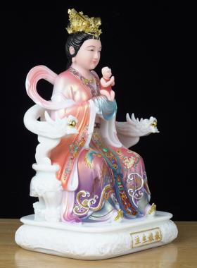 汉白玉注生娘娘家用供奉摆件真身