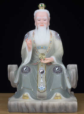 长庚星君汉白玉家用供奉太白金星像体真身树脂摆件仿陶瓷佛像像体