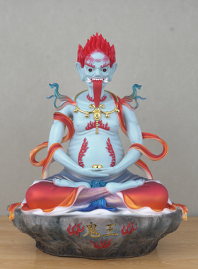 新款面然大士菩萨佛像摆件鬼王