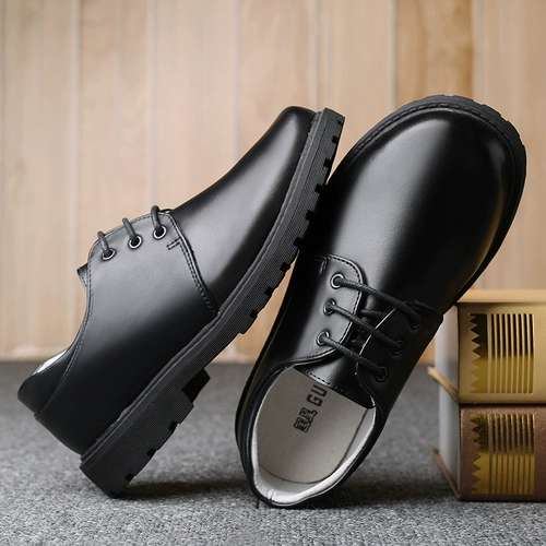 Форма для школьников, зимнее платье для кожаной обуви, кожаные туфли, из натуральной кожи, для средней школы