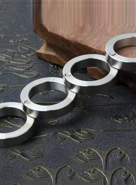 防身戒指铁拳头指虎手套四指拳环扣扳指车载不锈钢合法防身武器女