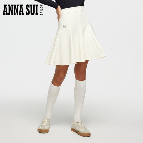 ANNA SUI安娜苏运动 Master大师系列 A字型防透修身高尔夫百褶裙 - 图0