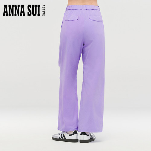 ANNA SUI安娜苏运动 抽绳束脚吸湿速干防晒抗uv户外长裤凉感透气 - 图3
