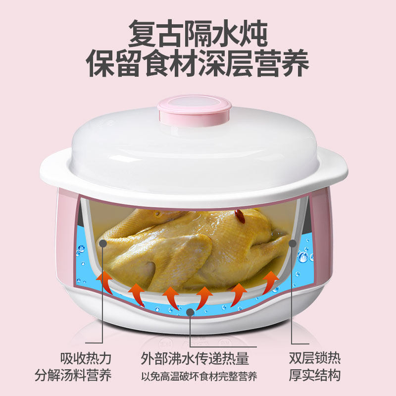 小浣熊小煮粥神器bb燕窝陶瓷电炖锅 小浣熊比卡丘电炖/煮粥锅/文火炉