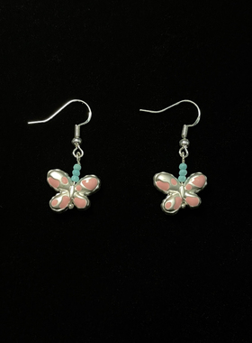 Vintage古着 Balloon butterfly耳饰
