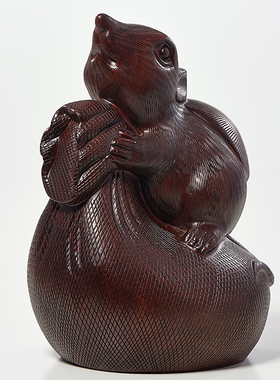 老鼠摆件招财镇宅工艺品