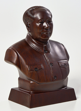 黑檀木雕木雕毛泽东主席摆件