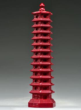 文昌塔木质13层9层摆件旗舰店十三层九层书房学生中高考金榜题名
