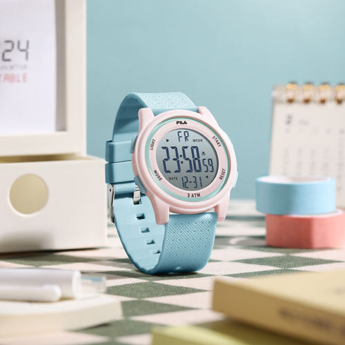 FILA斐乐电子手表女款学生初高中只看时间夜光运动男款表礼物6658 - 图2