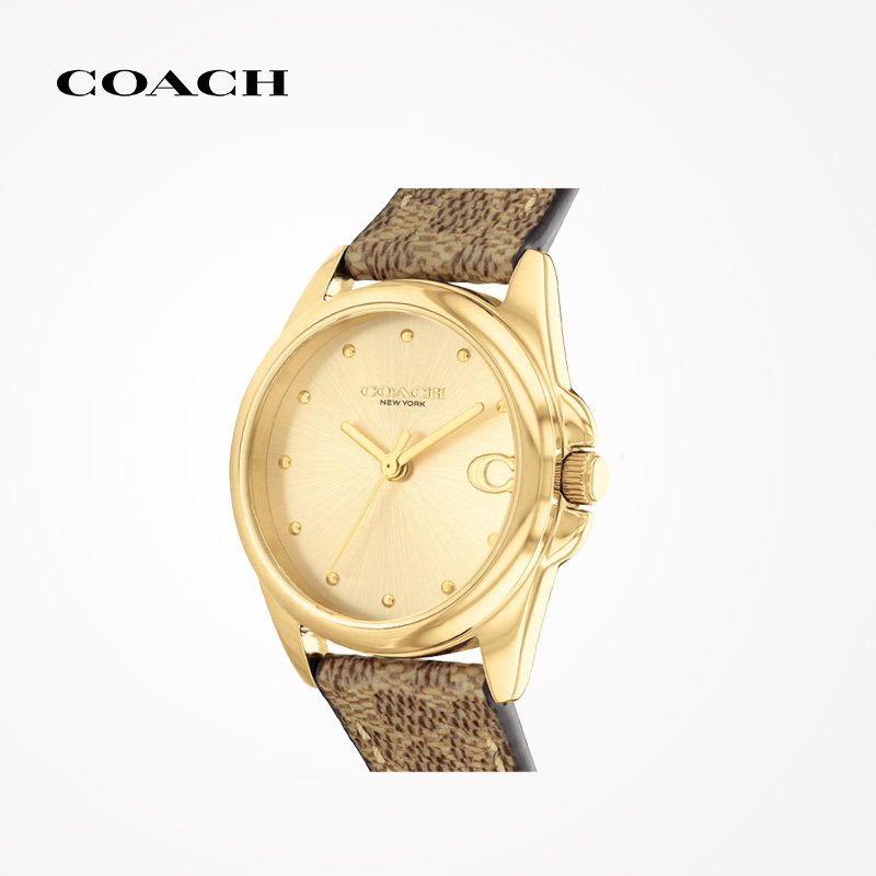 coach /蔻驰greyson系列c小牛皮 coach蔻驰手表欧美腕表