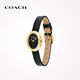 Кварцевые женские часы Coach Belt с овальным диском и маленькой ванной