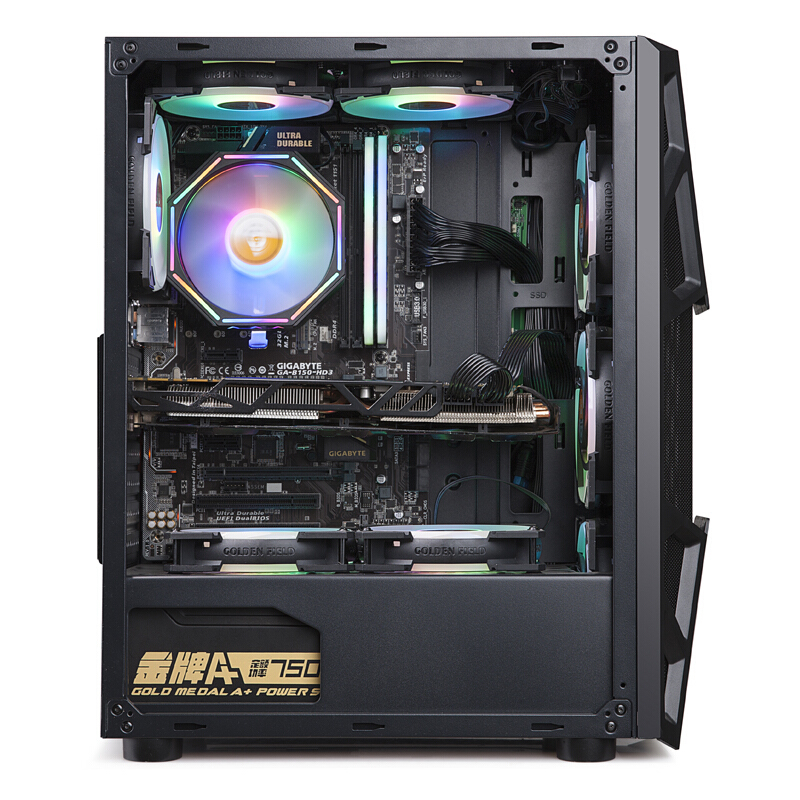 intel酷睿i5四核i7八线程台式机电脑主机RTX3060吃鸡游戏组装家用企业办公直播电竞整机全套全新官方正品