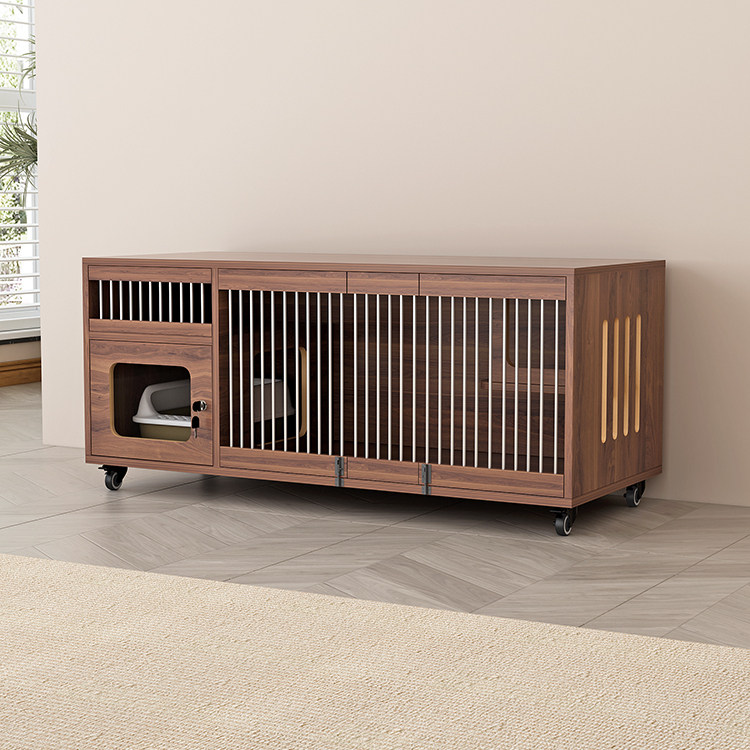 猫柜猫笼子超大空间猫咪实木猫窝四季通用一体繁育家用室内猫别墅,淘宝优惠券,粉丝福利购,淘宝优惠卷