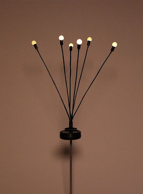 太阳能萤火虫灯风动萤火户外地插庭院灯花园灯装饰插地