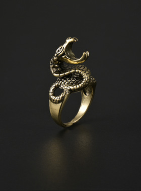 夹烟指环潮人抽烟指环戒指烟架创意礼品饰品指环霸气龙形戒指烟托