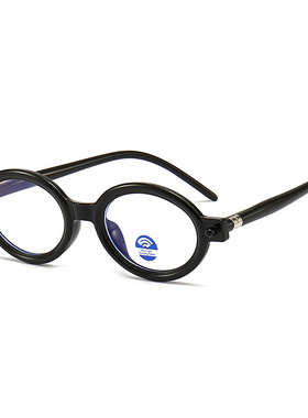 椭圆小框墨镜女欧美ins新款时尚网红同款复古太阳眼镜防蓝光眼镜