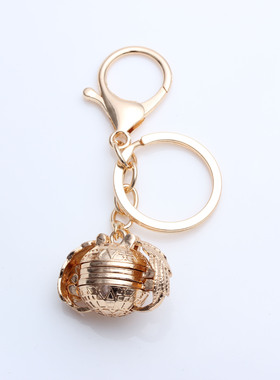 可打开多层翅膀吊坠包挂件天使翅膀项链相盒照片钥匙扣