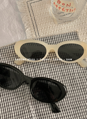 jennie同款椭圆墨镜女款高级感