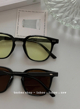 大框显脸小墨镜女高级感方形茶色