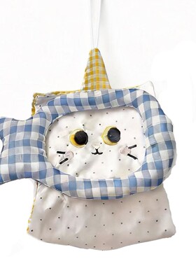 可爱猫咪纸巾袋悬挂式家用卧室