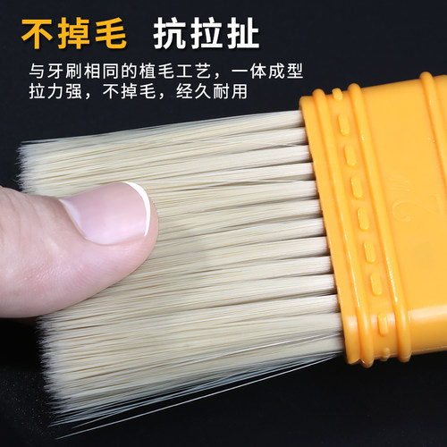 塑料毛刷油漆刷尼龙毛刷涂料刷烧烤刷清洁家用除尘毛刷塑料硬毛刷 - 图2
