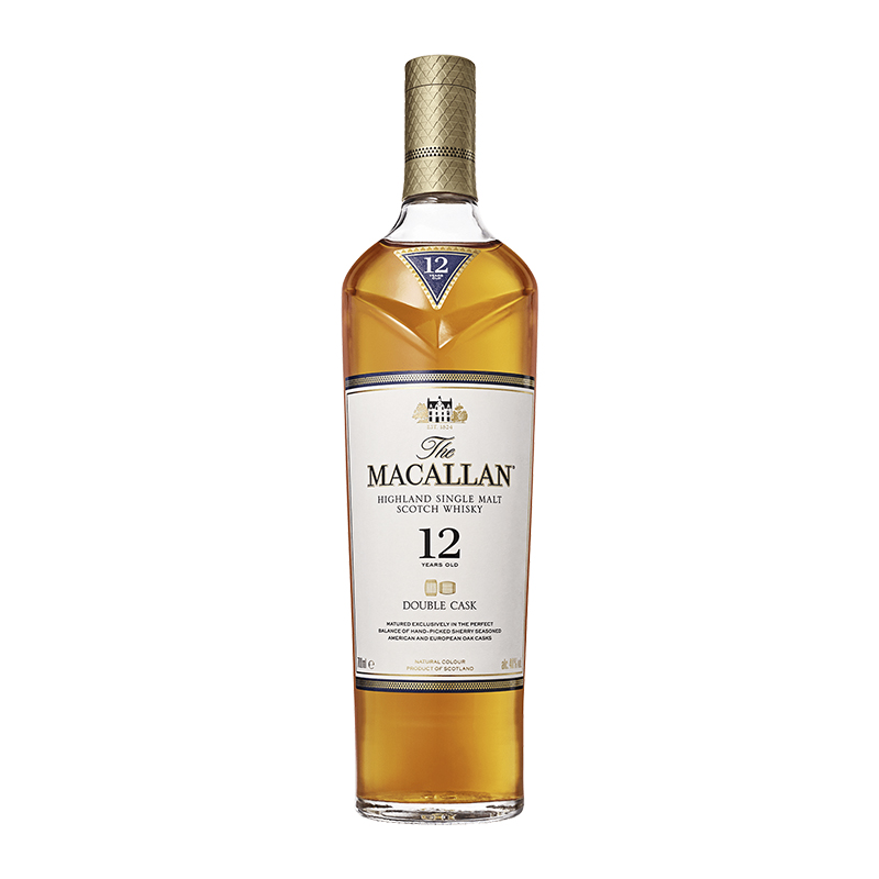 麦卡伦12年蓝钻双雪莉桶单一麦芽苏格兰威士忌Macallan正品洋酒-图3