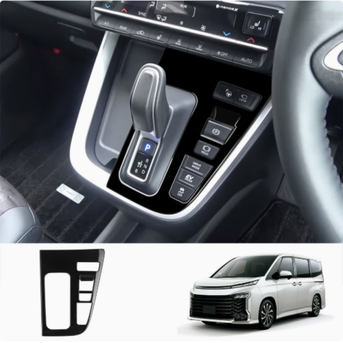 适用于22款丰田voxy/noah90系亮黑内饰改装排挡框玻璃开关装饰件 - 图2