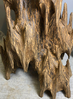 沉香木天然随形越南书桌工艺品