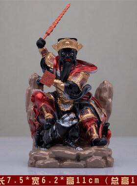 4寸妈祖关公赵公明齐天大圣金钱伯三头六臂哪吒玄天上帝车载神像