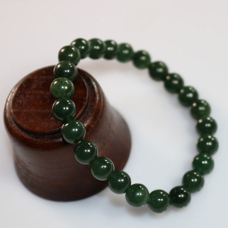 正品老坑天然冰种翡翠珠子缅甸手链 冬饰尚品手链