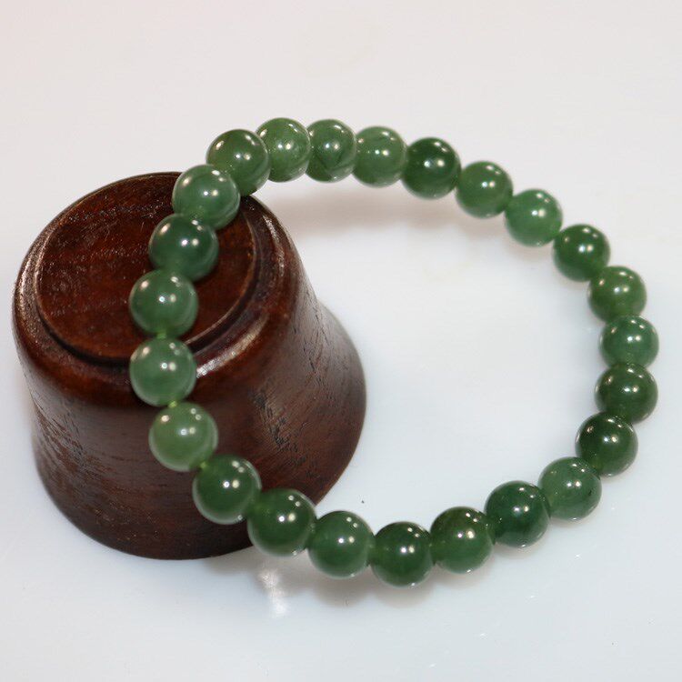 正品老坑天然冰种翡翠珠子缅甸手链 冬饰尚品手链