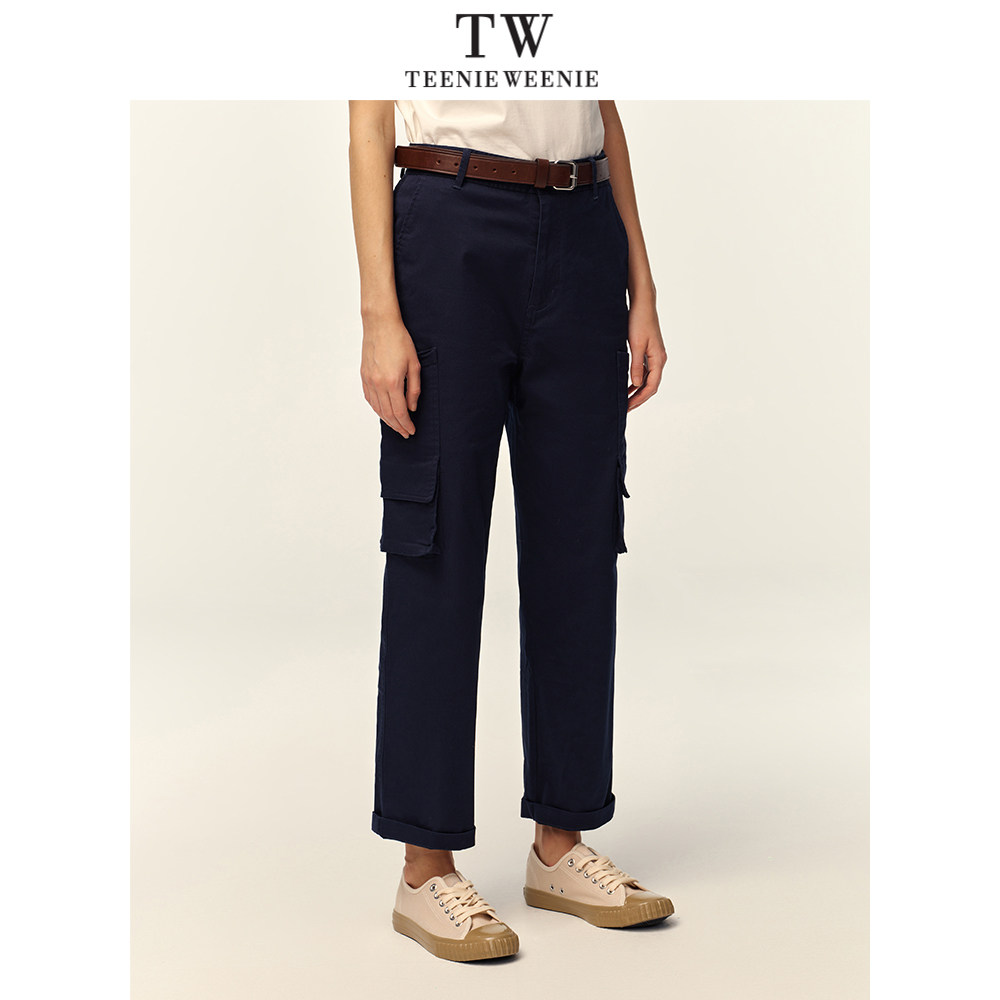 TeenieWeenie小熊男装休闲裤男2025春季新款直筒多口袋时尚工装裤,淘宝优惠券,粉丝福利购,淘宝优惠卷