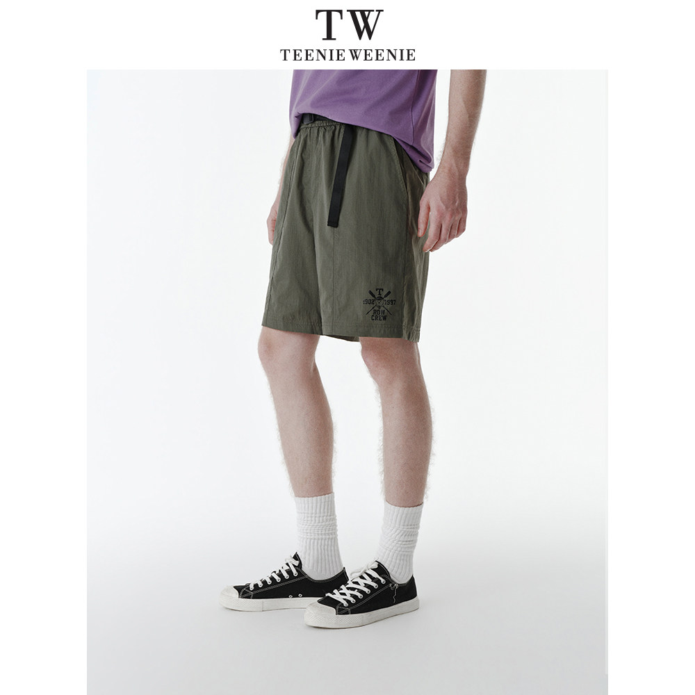 TeenieWeenie小熊男装时尚印花宽松直筒休闲工装短裤新款2026年春,淘宝优惠券,粉丝福利购,淘宝优惠卷