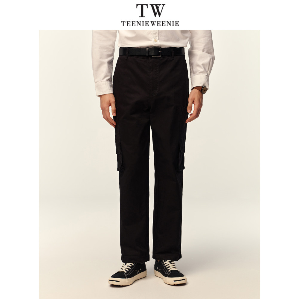 TeenieWeenie小熊男装休闲裤男2025春季新款直筒多口袋时尚工装裤,淘宝优惠券,粉丝福利购,淘宝优惠卷