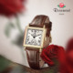 Rosemont small gold watch strap niche retro Swiss imported brand small square watch rose watch star same style