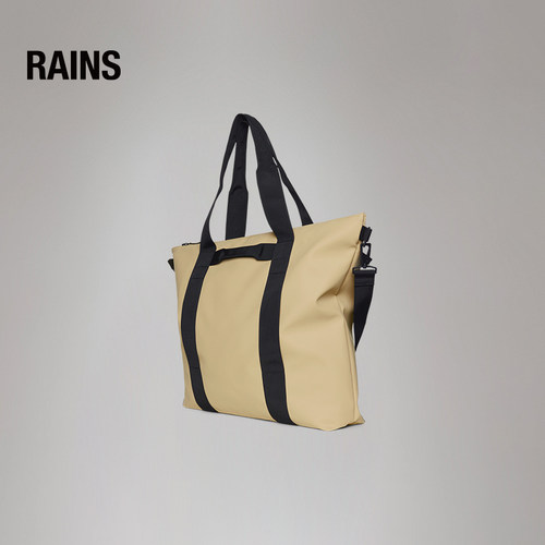 【母亲节礼物】Rains防水面料大容量22L托特包斜挎包Tote/14150 - 图3