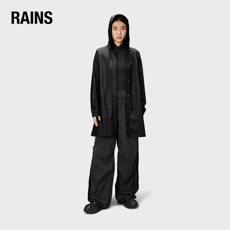 Rains A型夹克风衣女时尚雨衣休闲防水服A-line W Jacket-图2