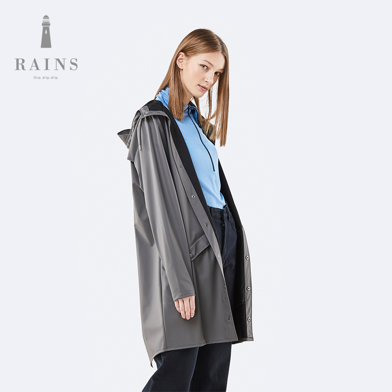 防水时尚简约休闲风衣中长款雨衣外套男女同款 Long Rains Jacket 防水时尚简约休闲风衣中长款雨衣外套男女同款 Long Rains Jacket