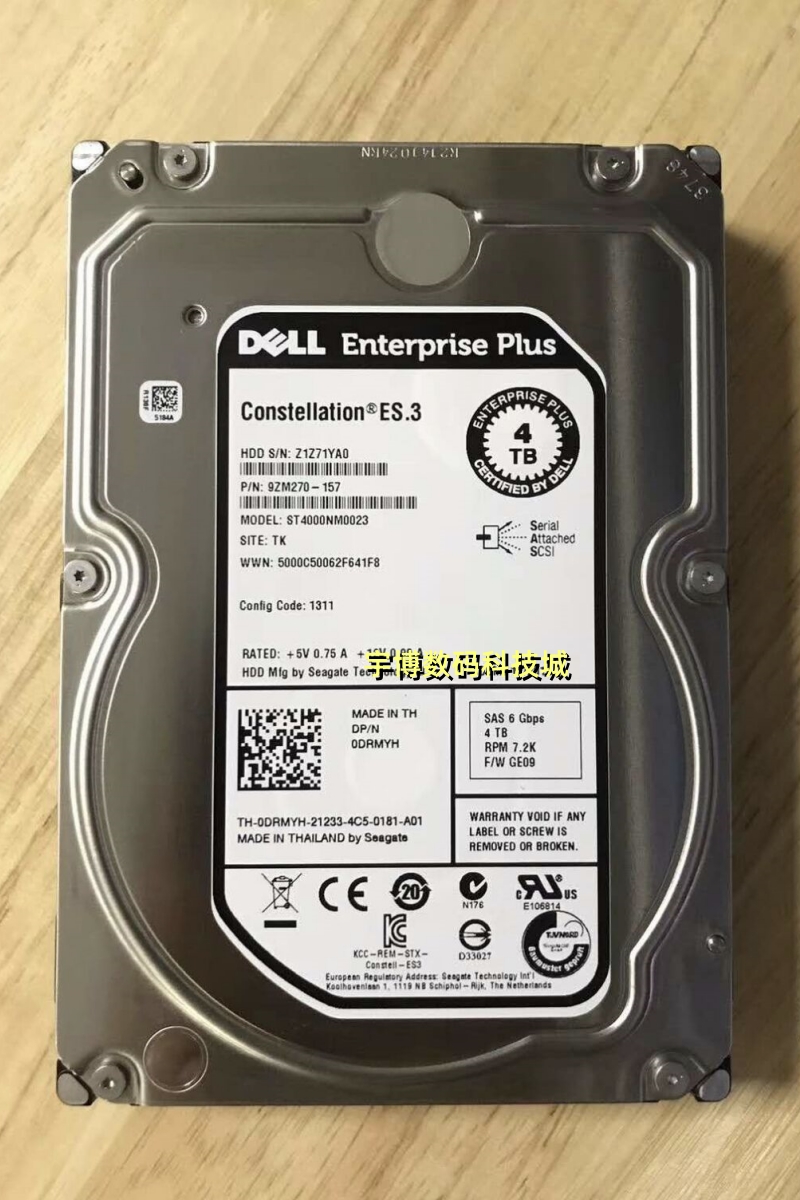 DELL SCv2020 SCv3020 SC4020 SC5020 4T 4TB SAS 0DRMYH存储硬盘 - 图0