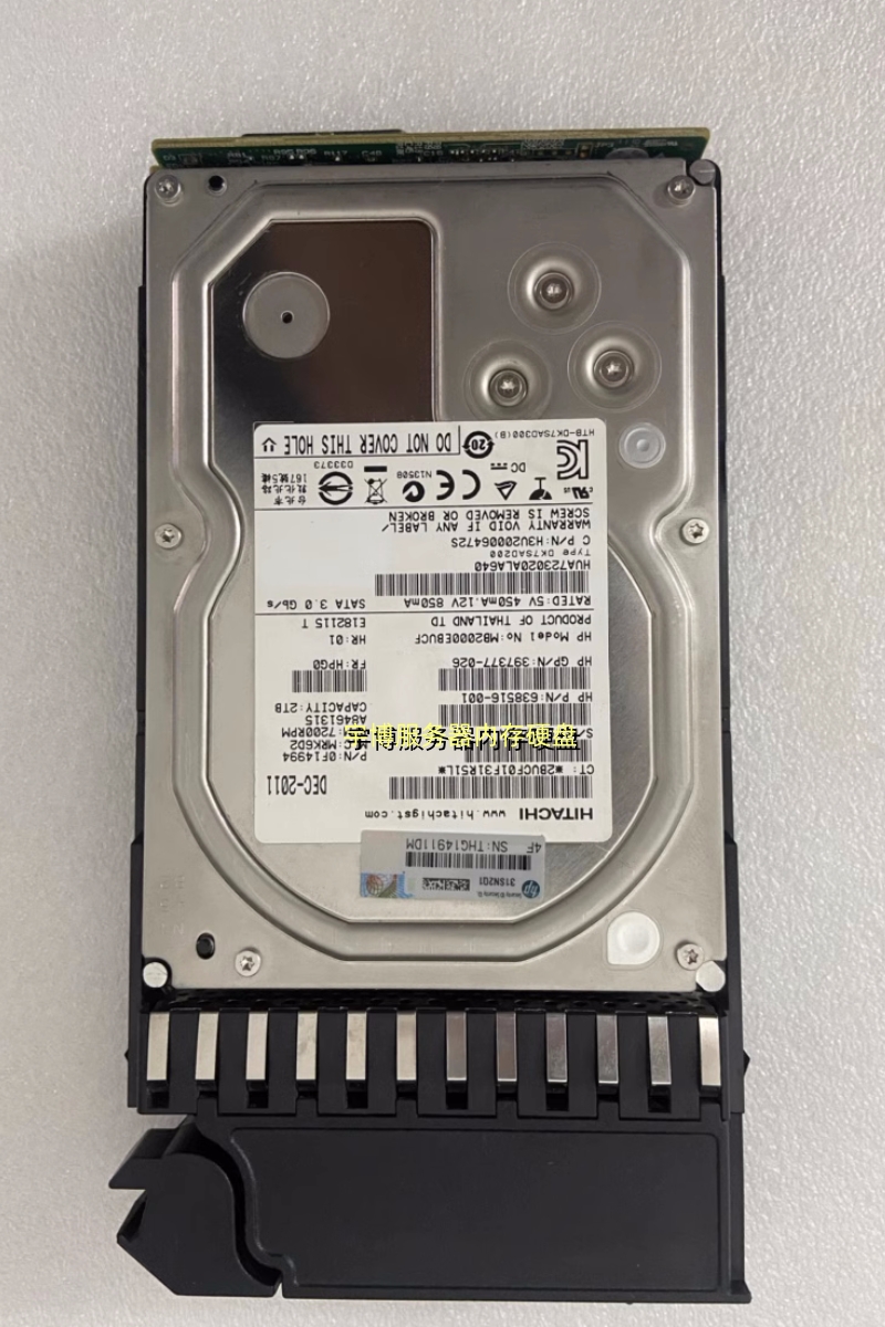 HP AW556A 601778-001 601778-002 2T SATA 7.2K MSA2000存储硬盘 - 图0