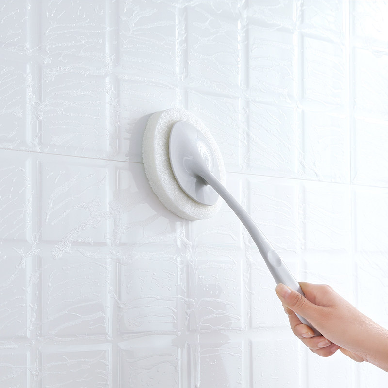Bathroom toilet cleaning brush decontamination artifact bathtub