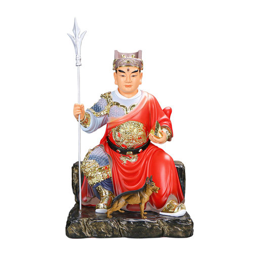 善缘堂二郎神杨戬二郎真君树脂像华光大帝马王爷马天君像彩绘摆件 - 图3