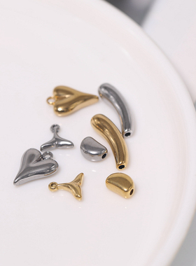 金含钛钢挂件吊坠diy手工材料