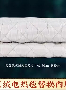 电加热艾绒床垫艾灸垫褥子全身灸家用高档艾草电热毯热敷包理疗床