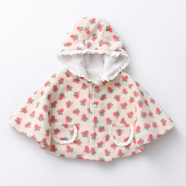 Baby out-of-house windproof cloak autumn and winter style out of the house Cape Toddler Baby Wind Screens Shawl Small Coat Winter Gafu