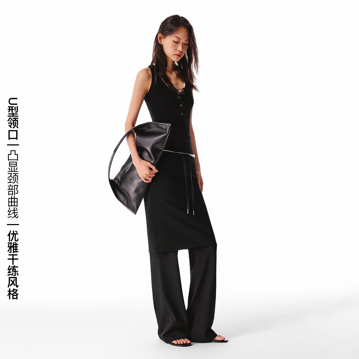 asomesome美式天丝羊毛半开襟纽扣吊带女秋内搭背心修身针织上衣,淘宝优惠券,粉丝福利购,淘宝优惠卷